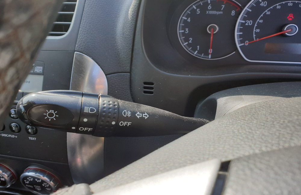 Suzuki SX4 GLX Headlight and indicator stalk